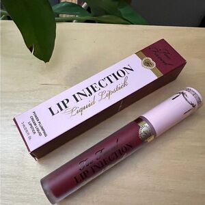 NIB Too Faced Lip Injection Power Plumping Cream Longwear Liquid Lipstick 3ml